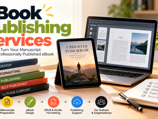 eBook Publishing Services: How to Turn Your Manuscript into a Professionally Published eBook